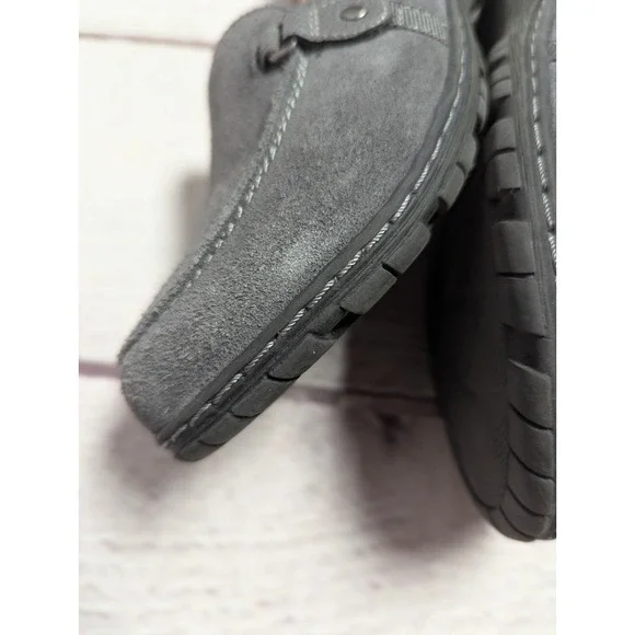 Naturalizer Rowan Casual Slip-On Loafer Flats Shoes Gray Suede Comfort Size 7.5 - Picture 7 of 10